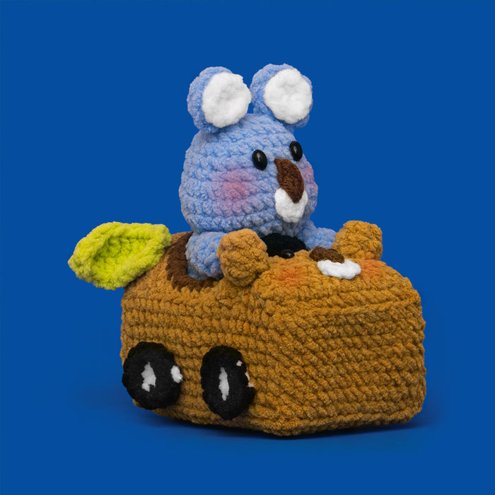 Koala Racing Car Crochet Kit