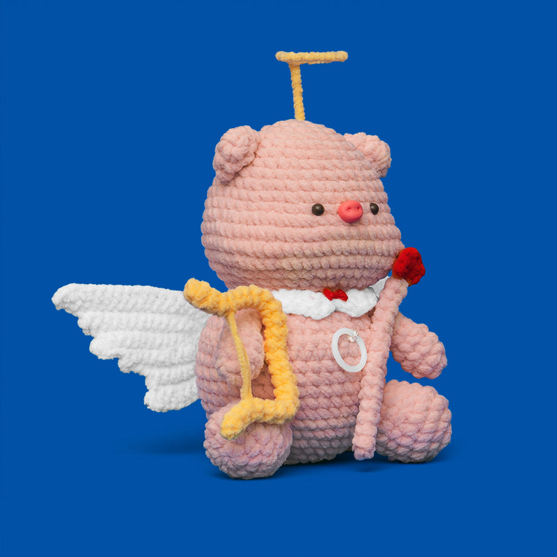 Angel Piggy Crochet Kit