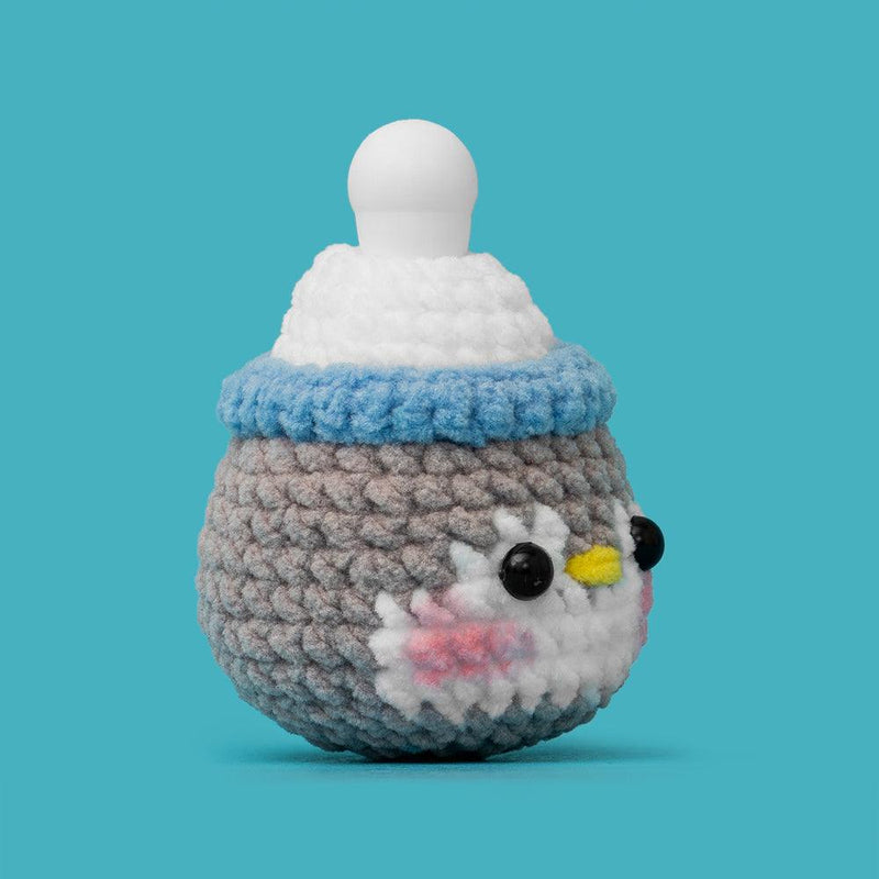 Penguin Baby Bottle Crochet Kit - HiCrochet