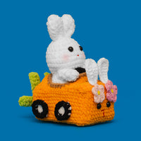 Bunny Racing Car Crochet Kit