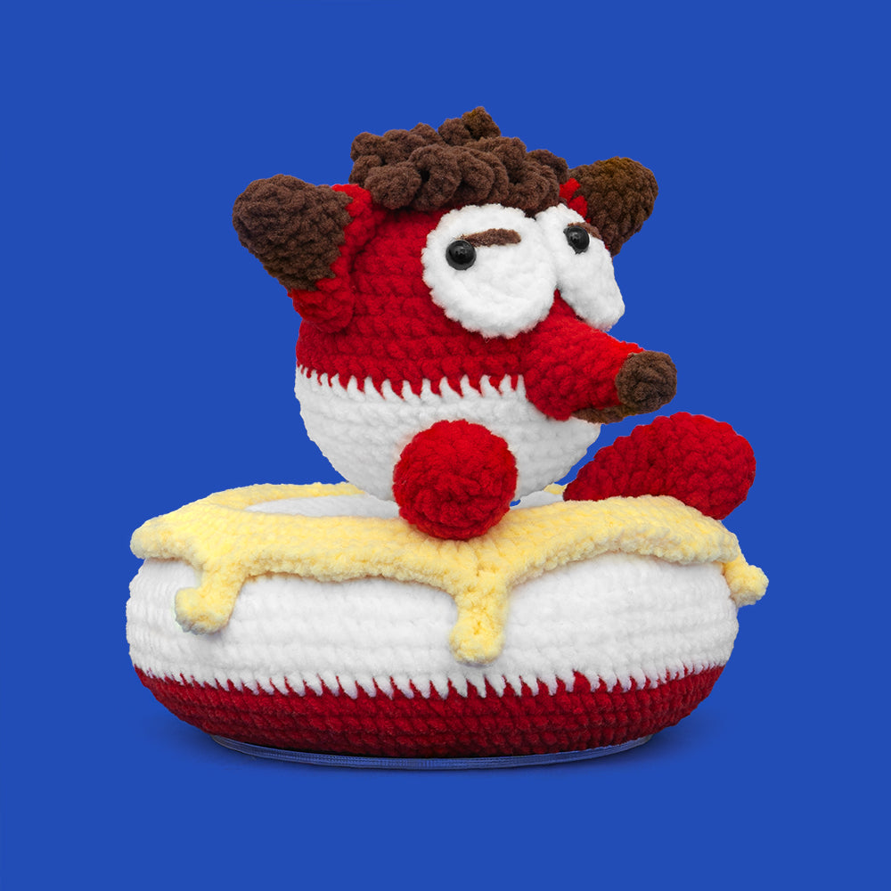 Cute Donut Baby Fox Crochet Kit