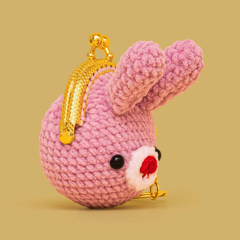 Bunny Coin Purse Crochet Kit for Beginner HiCrochet