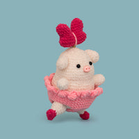 Ballerina Piggy Crochet Kit