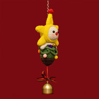 Christmas Lucky Star Bell Ornament Crochet Kit - HiCrochet