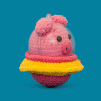 Space UFO Piggy Crochet Kit