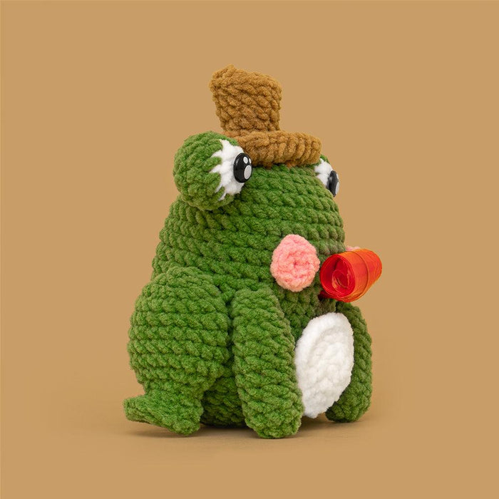 Frog With Tongue Crochet kit - HiCrochet