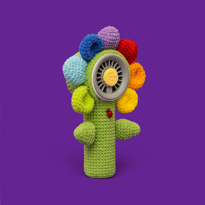 Seven Color Flower-Fan Crochet Kit