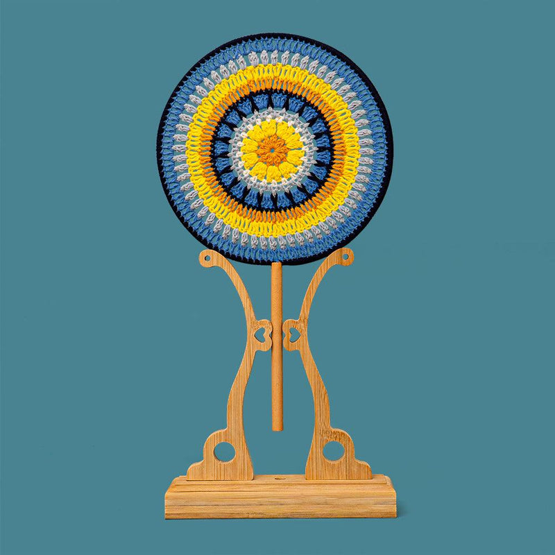 Starry Night Circular Fan Crochet Kit - HiCrochet