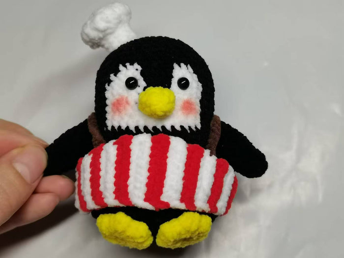 Penguin Chef Animal Crochet Pattern