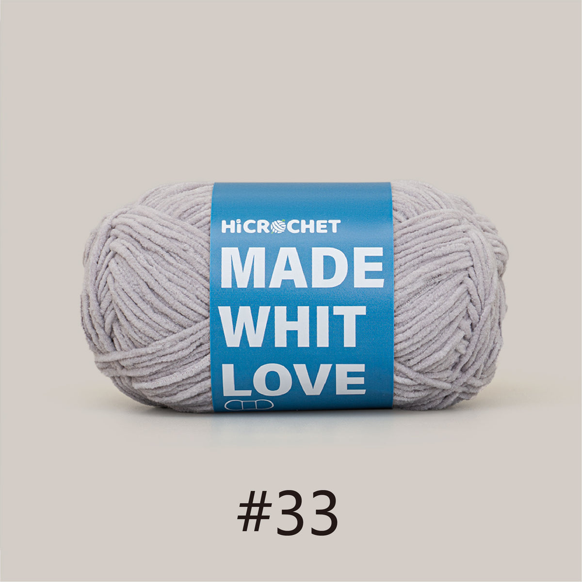 Crochet Yarn (100% polyester & 135m)