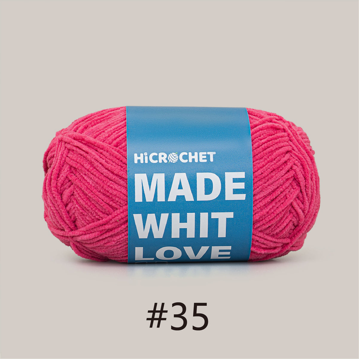 Crochet Yarn (100% polyester & 135m)