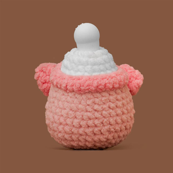 Baby Bottle Pink Pig Crochet Kit - HiCrochet