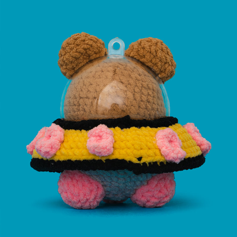 Space UFO Bear Crochet Kit