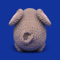 Gray Cheese Mouse Crochet Kit