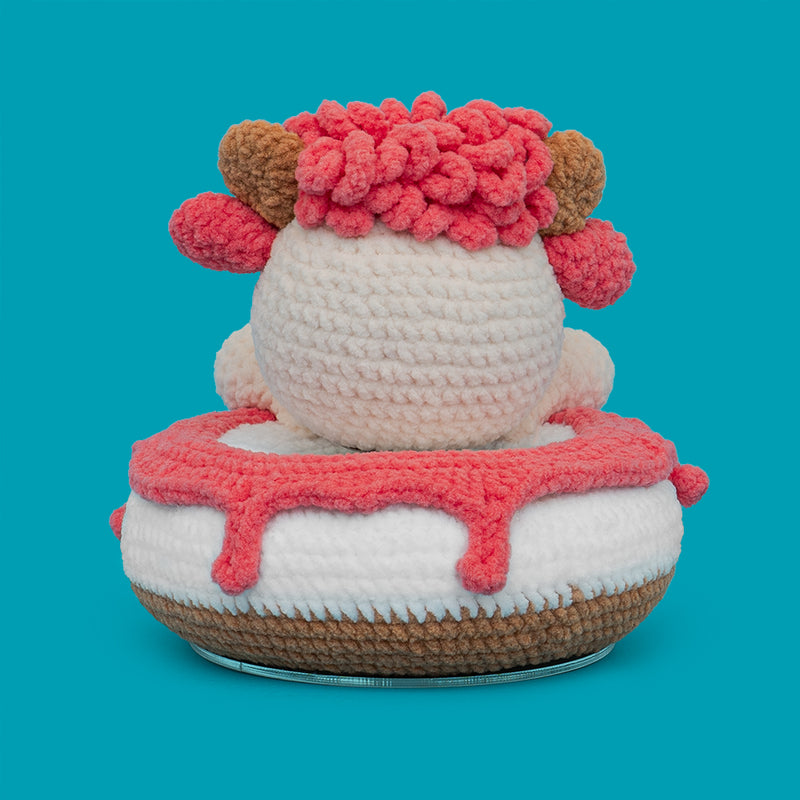 Cute Donut Baby Goat Crochet Kit