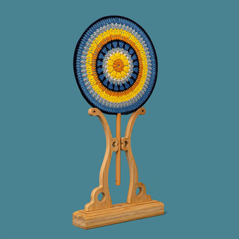 Starry Night Circular Fan Crochet Kit - HiCrochet