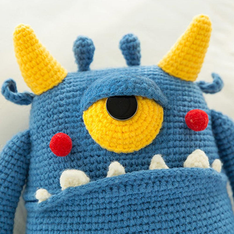 Amigurumi Animal Monster Pillow Blanket Crochet Kit - HiCrochet