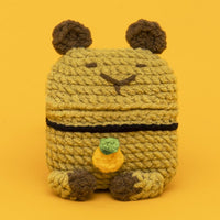 Beginner Capybara Headphone Case Cover Crochet Kit - HiCrochet