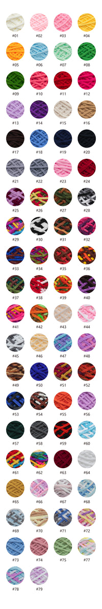 Crochet Yarn (100% polyester & 100 g/pc)