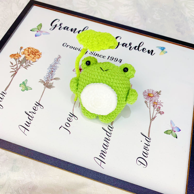 Frog Umbrella Animal Crochet Pattern