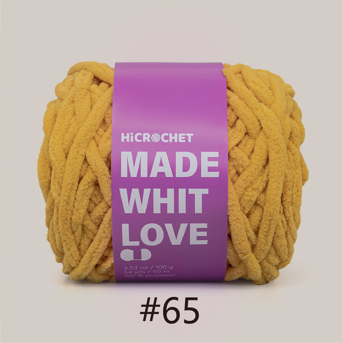 Crochet Yarn (100% polyester & 100 g/pc)