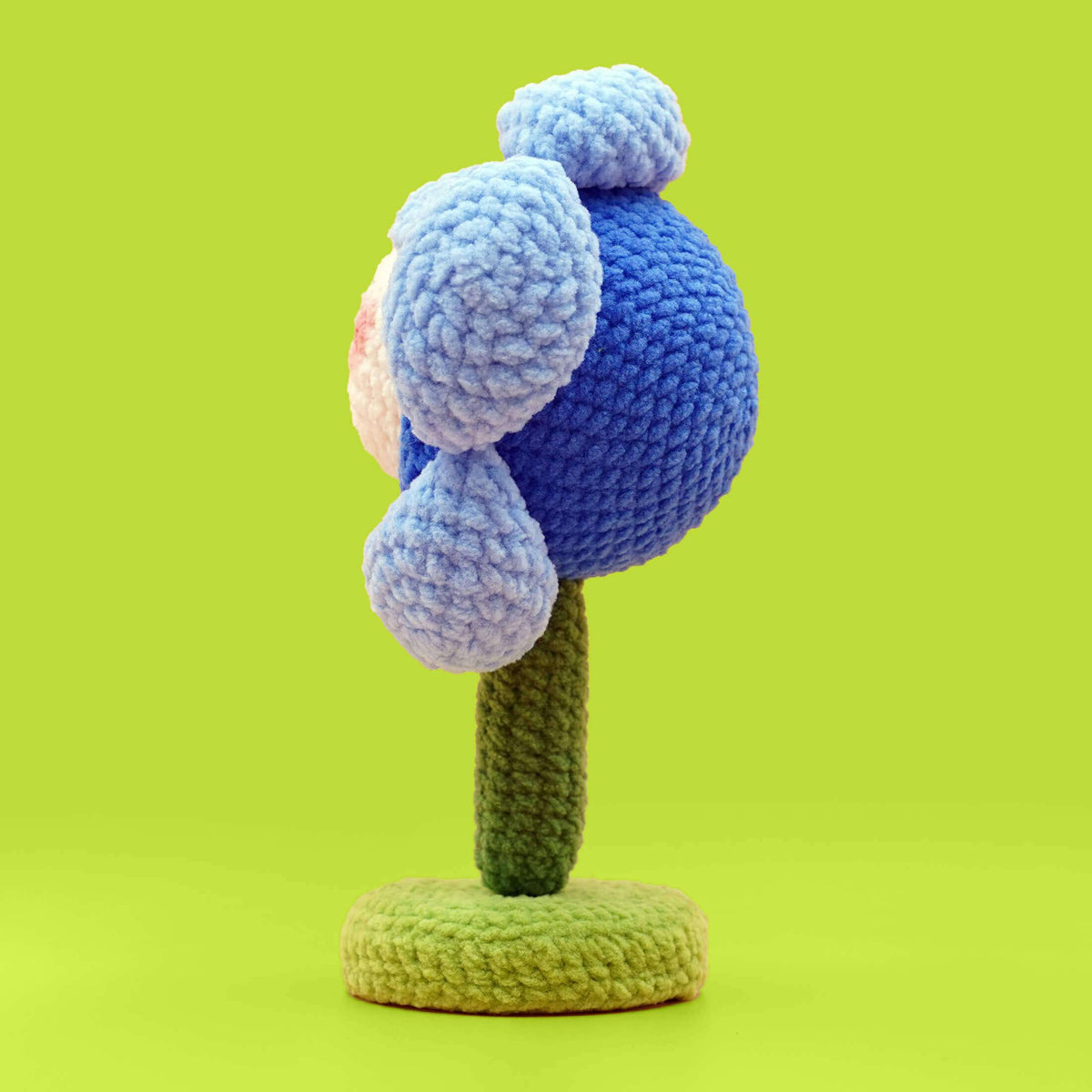 Amigurumi Blue Flower Crochet Kit - HiCrochet