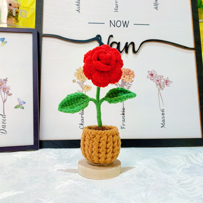 Rose Flower Crochet Pattern