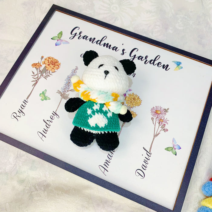 Spring Panda Animal Crochet Pattern