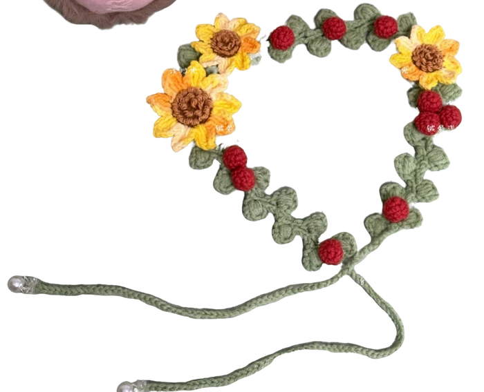 Free Crochet Sunflower Headband Pattern