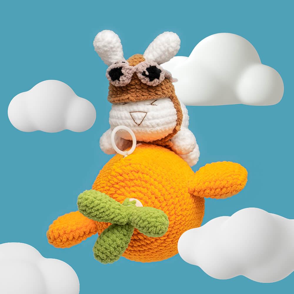 Flying Turnip Bunny Crochet Kit - HiCrochet