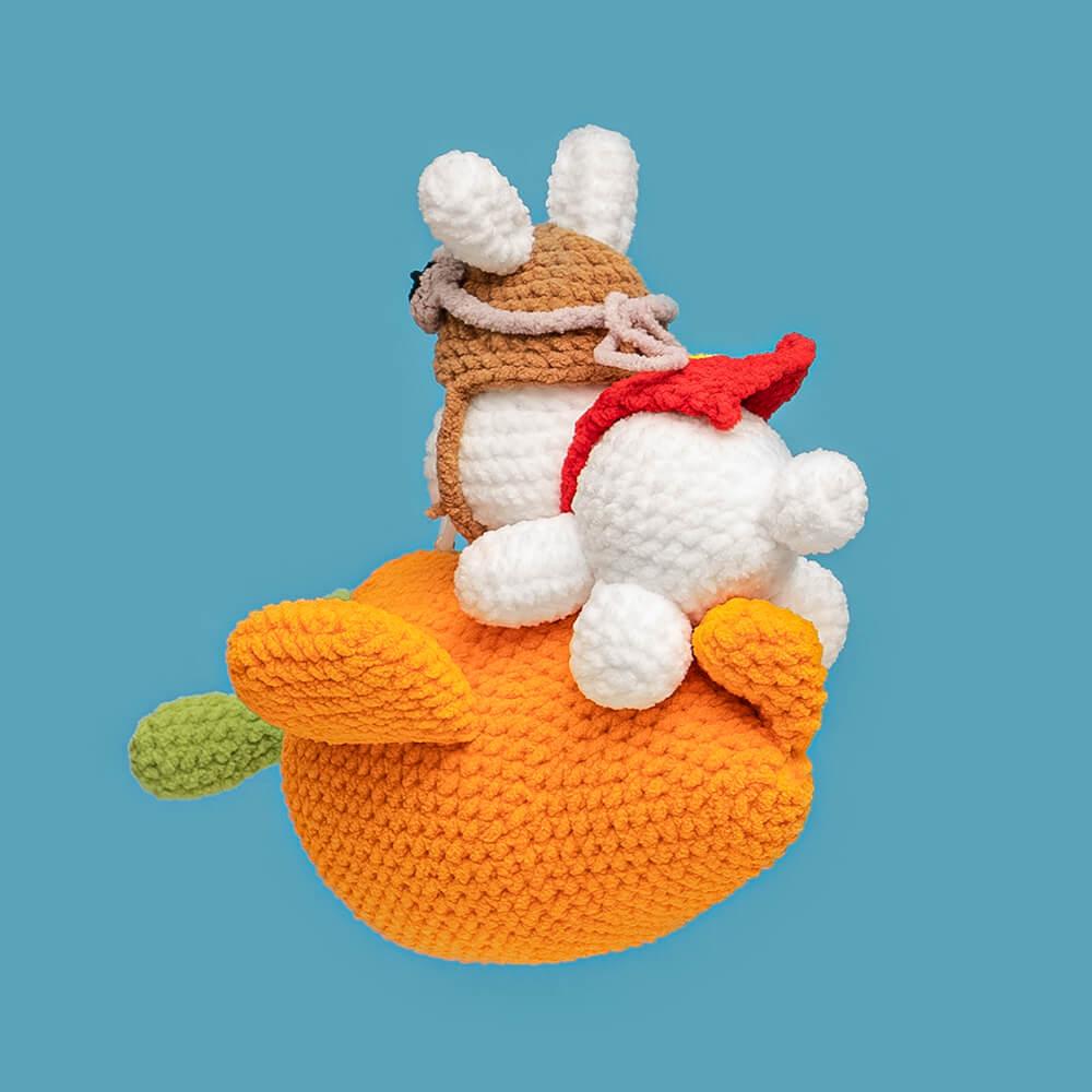 Flying Turnip Bunny Crochet Kit - HiCrochet