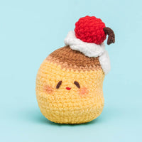 Press Wistle Pudding Cherry Berries Amigurumi Crochet Kit - HiCrochet