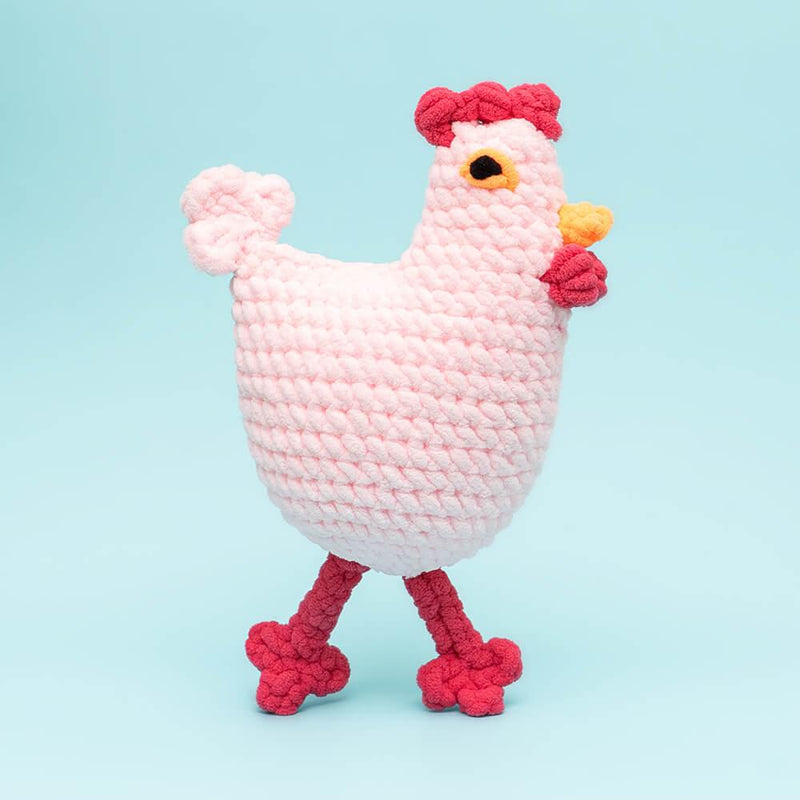 Pink Chicken Chick Kit-Beginner - HiCrochet