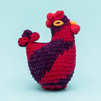 Purple&Red Variegat Chicken Chick Kit-Beginner - HiCrochet