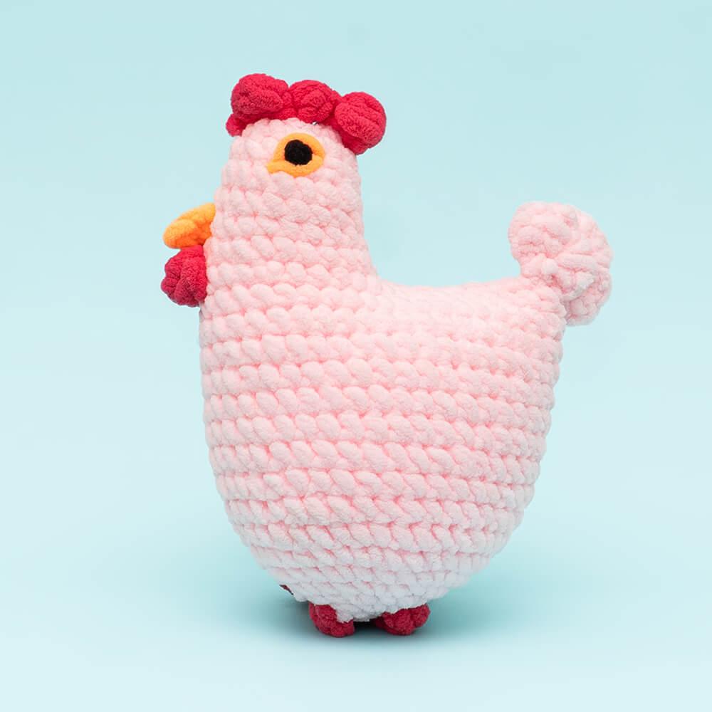 Pink Chicken Chick Kit-Beginner - HiCrochet