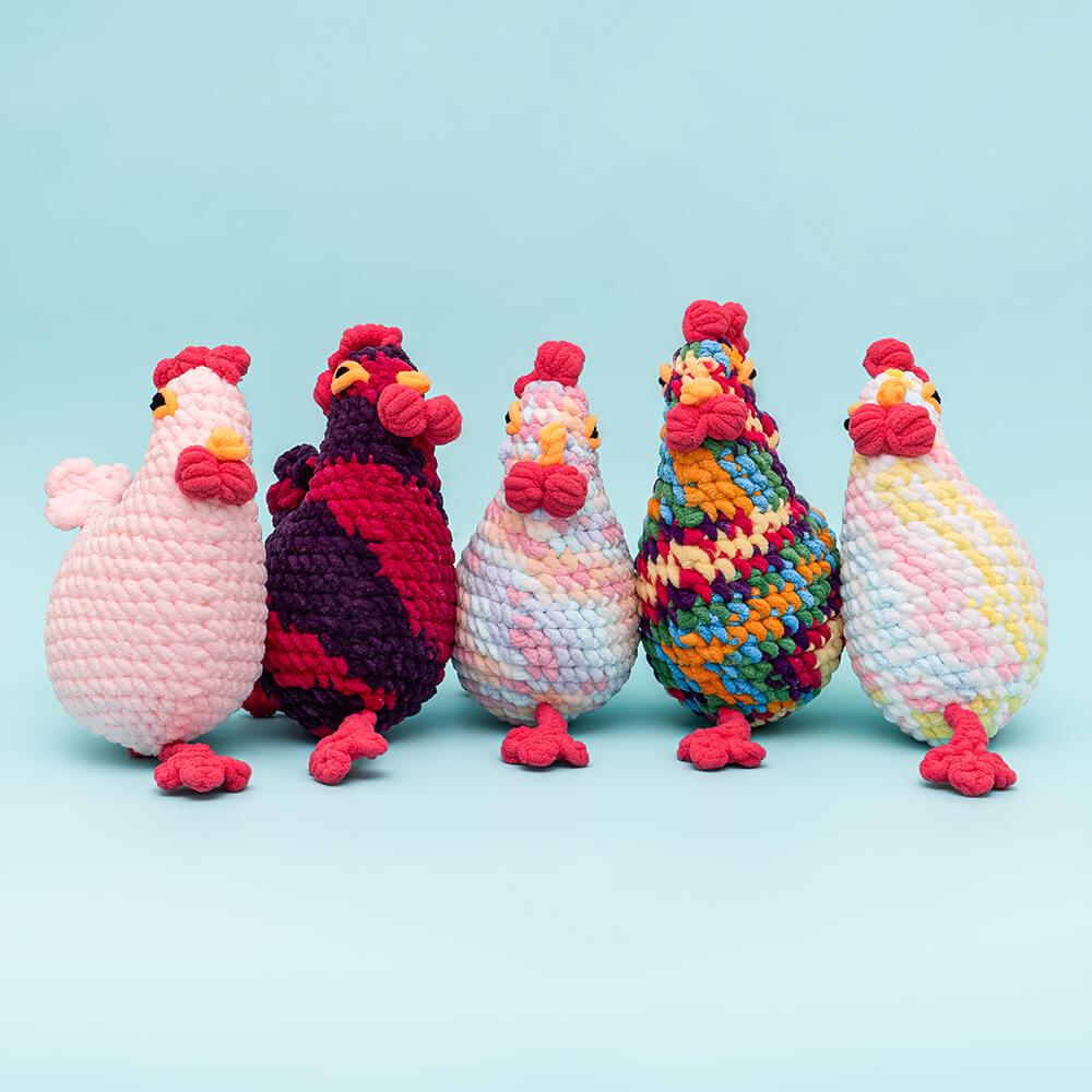 Crochet Chunky Chicken Chick Kit-Beginner - HiCrochet