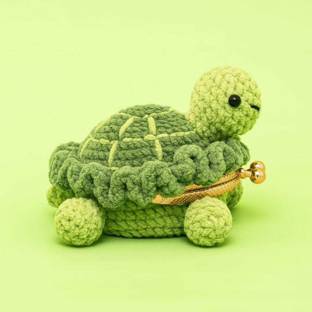 Intermediate Animal Turtle Coin Purse Crochet Kit for Beginner – HiCrochet