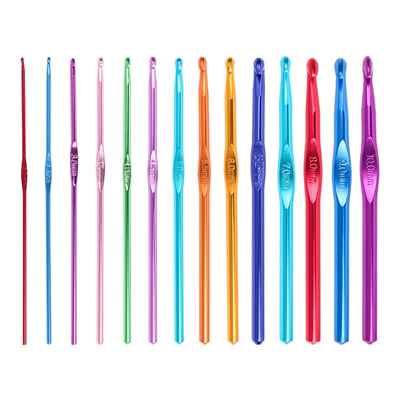 Multicolor Aluminum Crochet Hook