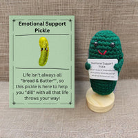 Positive Crochet Dolls with Affirmation Card