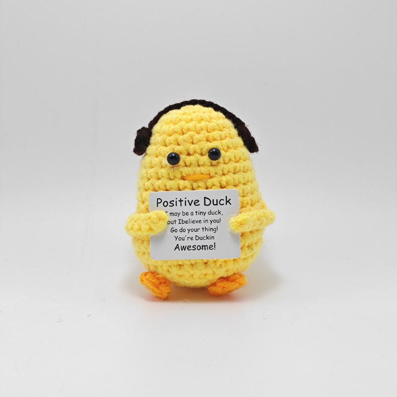 Crochet Duck Keychain