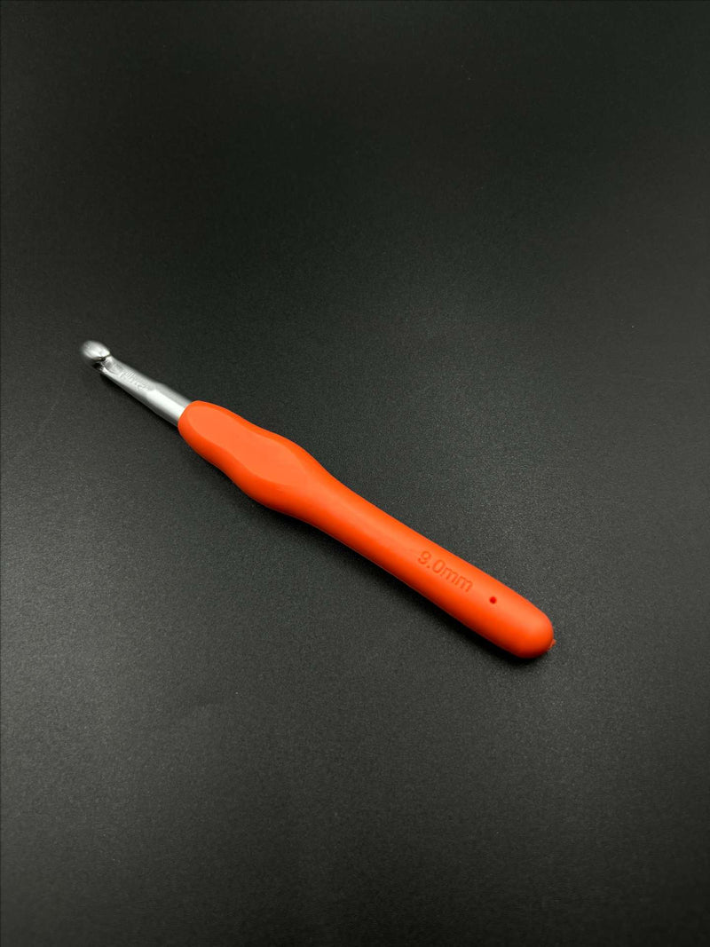 TPR Aluminum Crochet Hook with Soft Handle