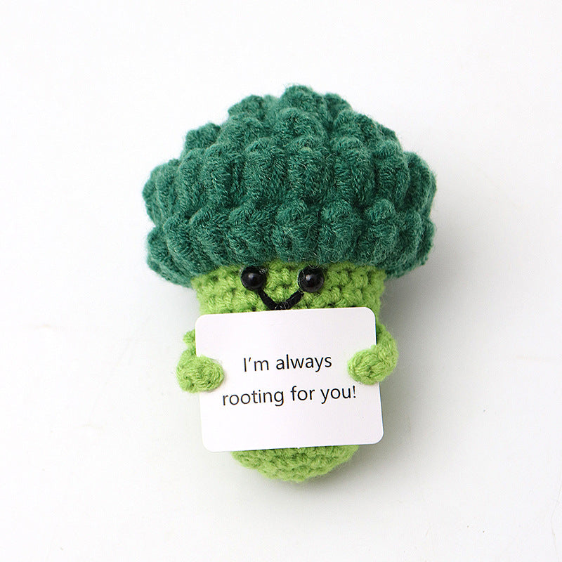 Cute Crochet Dolls - Positive & Emotional Support Animals, Fruits, Vegetables, Plants