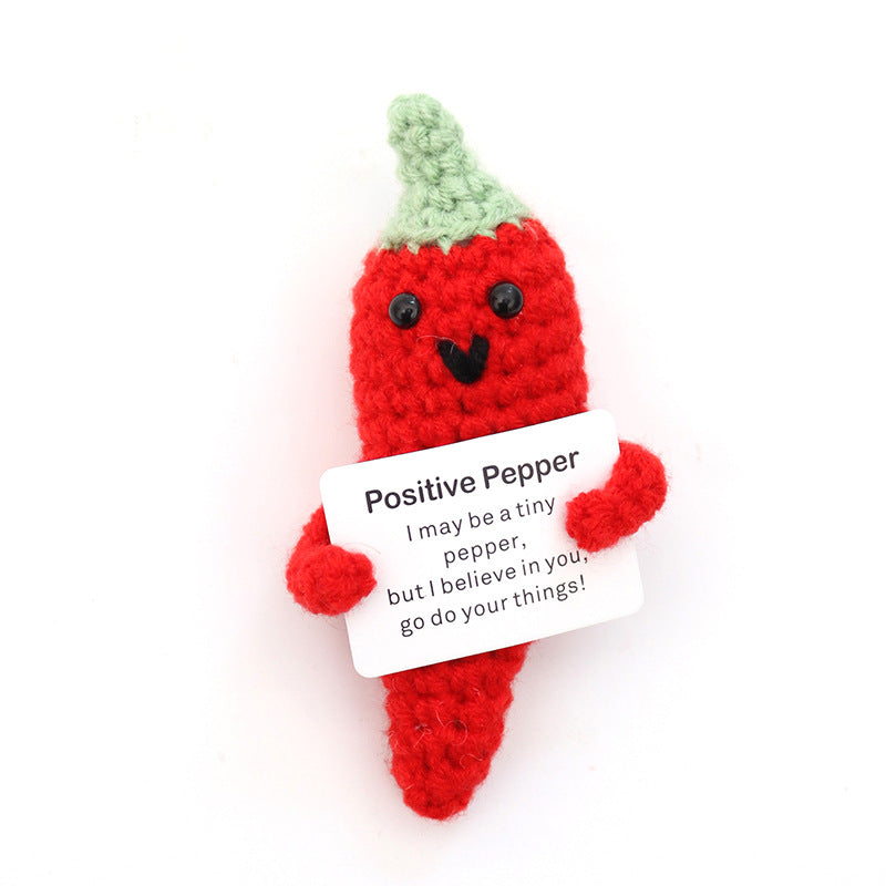 Cute Crochet Dolls - Positive & Emotional Support Animals, Fruits, Vegetables, Plants