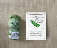 Positive Crochet Dolls with Affirmation Card