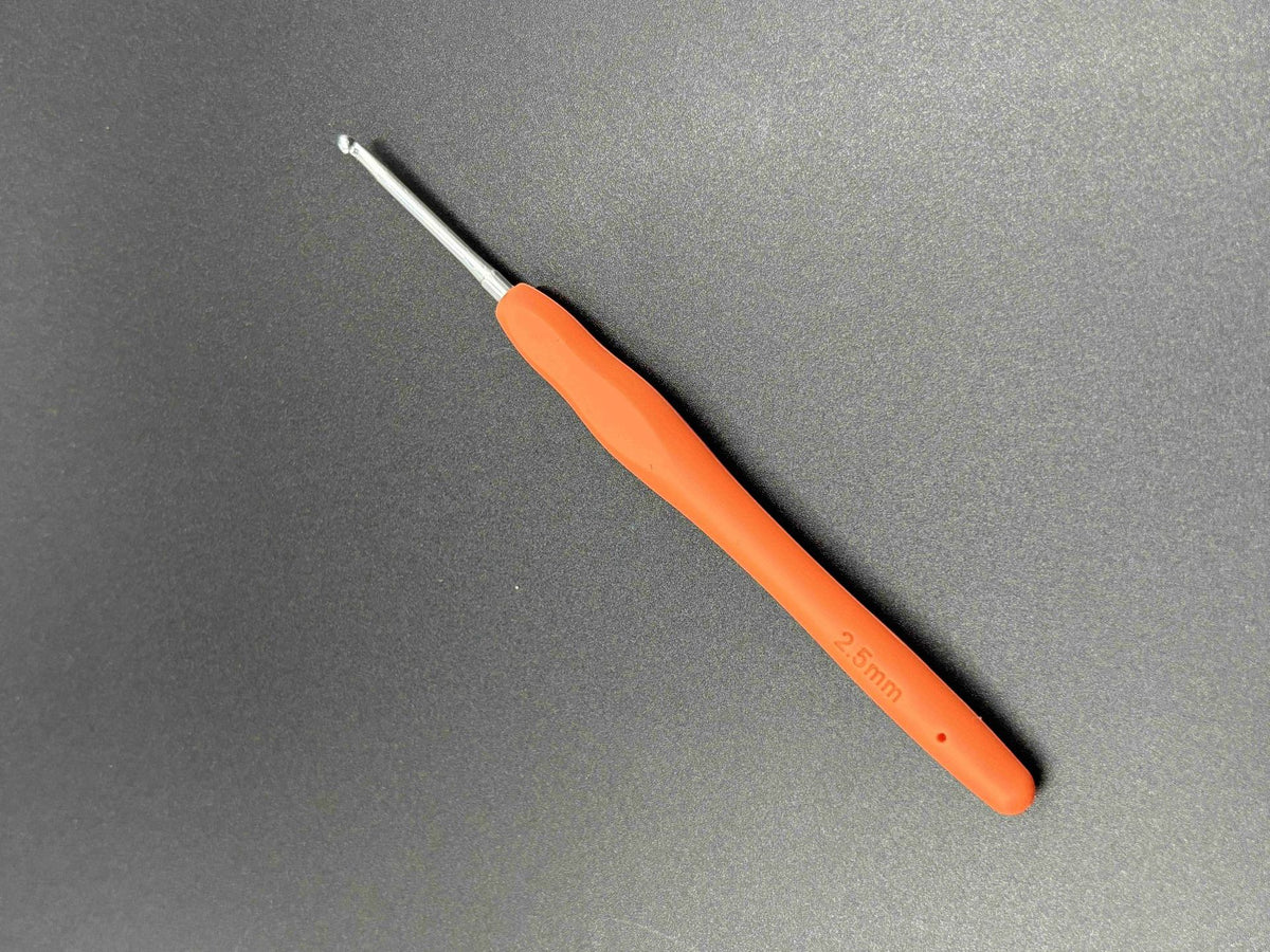 TPR Aluminum Crochet Hook with Soft Handle