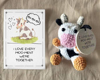 Positive Crochet Dolls with Affirmation Card