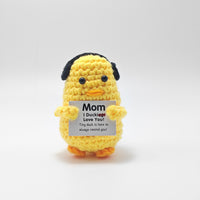 Crochet Duck Keychain