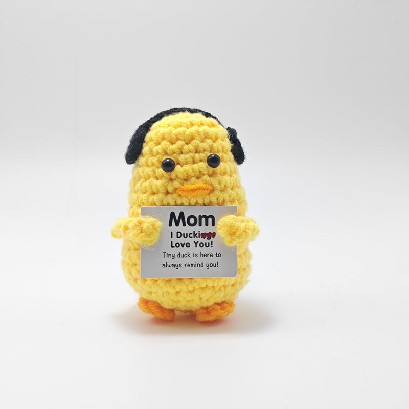 Crochet Duck Keychain