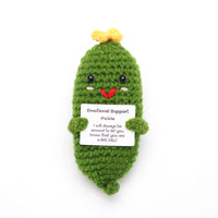 Cute Crochet Dolls - Positive & Emotional Support Animals, Fruits, Vegetables, Plants