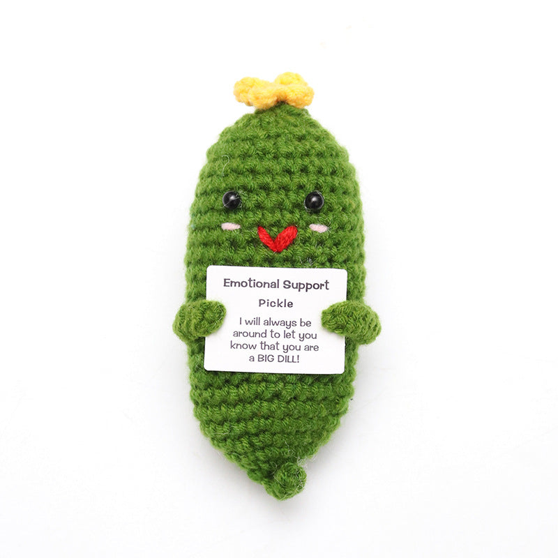 Cute Crochet Dolls - Positive & Emotional Support Animals, Fruits, Vegetables, Plants